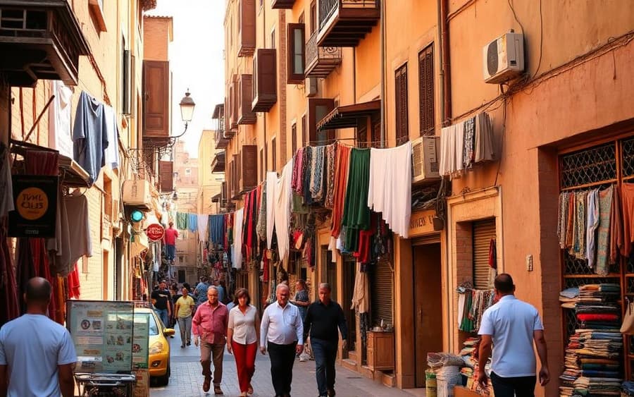 Barrios de la Medina de Tetuán y sus callejuelas blancas